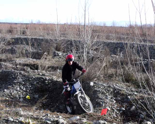 West Melton Classic Trial Hamish Barnett. Honda TL